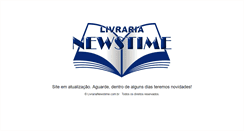 Desktop Screenshot of livrarianewstime.com.br